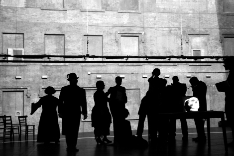 Complicite performing The Master and Margarita, photograph by Bohumil Kostohryz